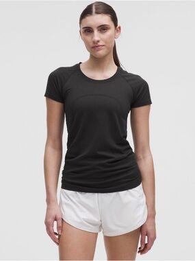 lululemon athletica Swiftly Tech Short Sleeve Crew- Black